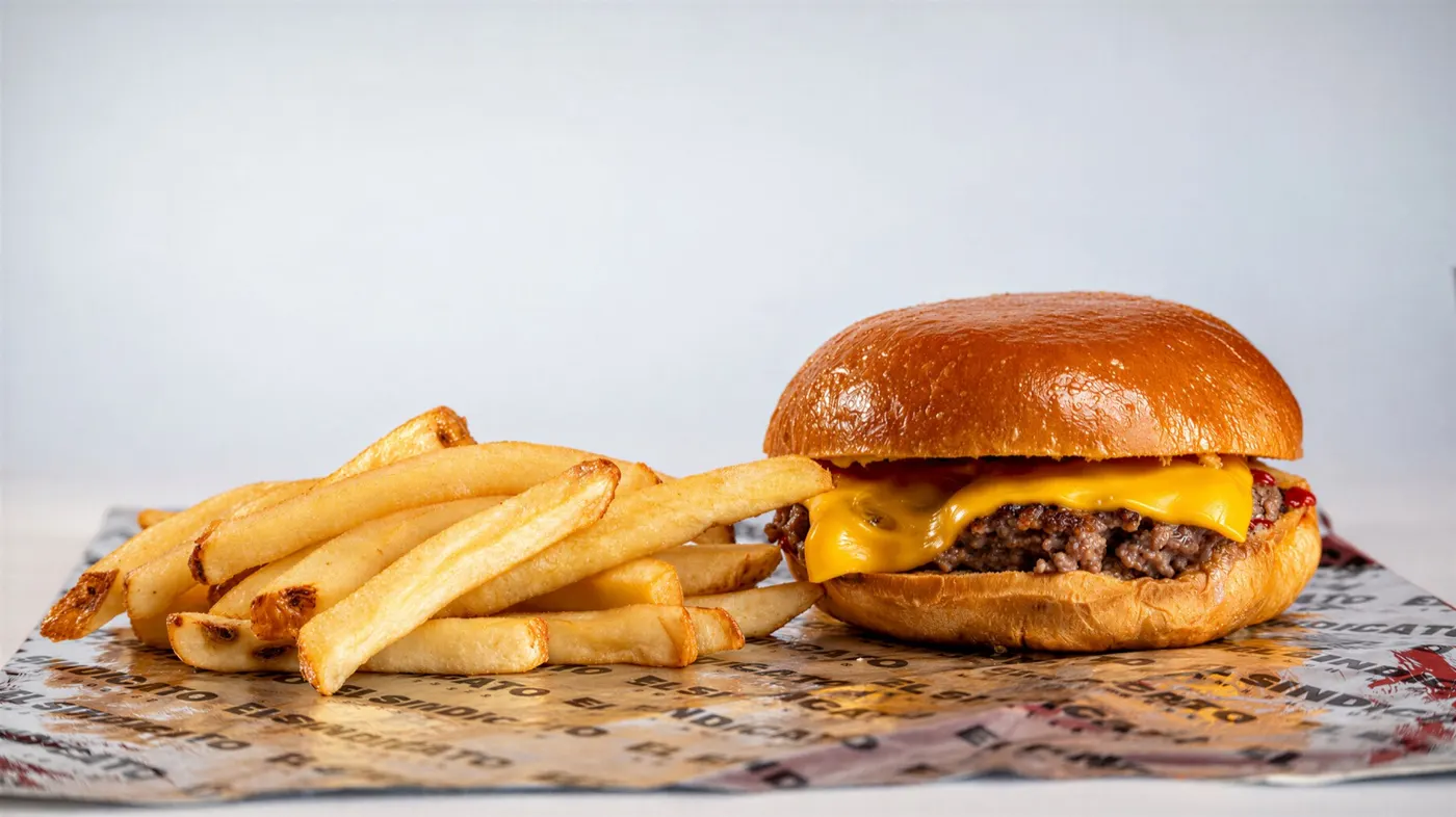 The Cheeseburger con papas